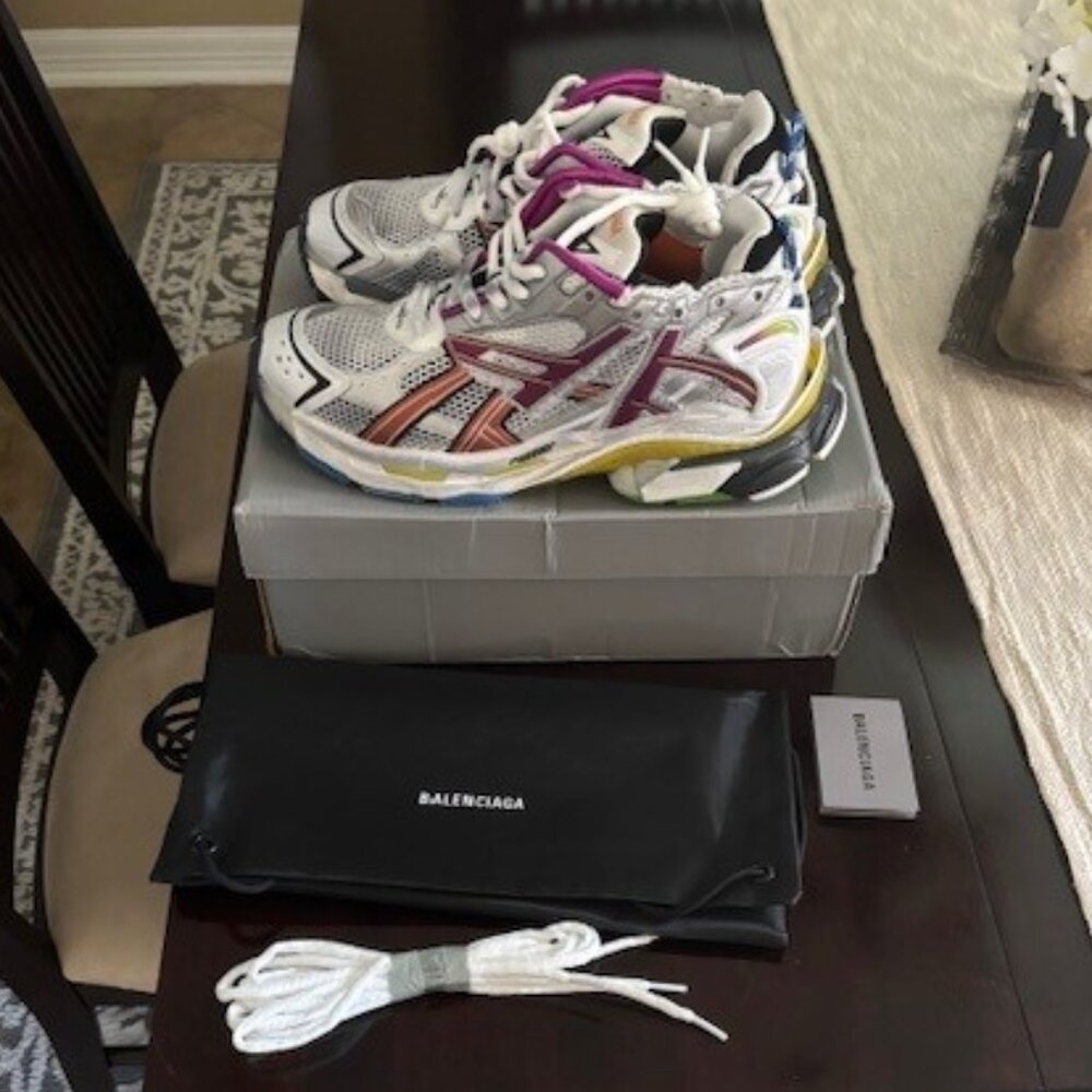 Balenciaga Runners Multi Color Size 44 Men Sneakers